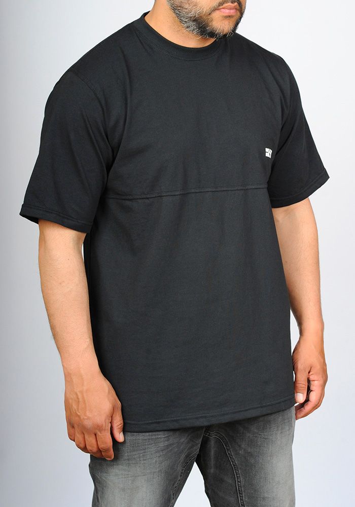 T-shirt mi-long SAYF relax (noir)