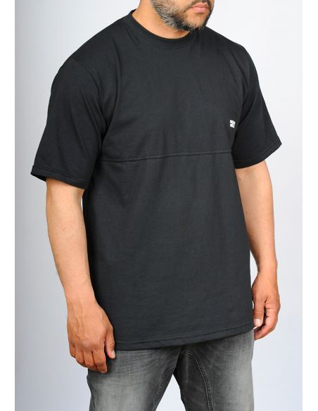 T-shirt mi-long SAYF relax (noir)