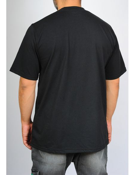 T-shirt mi-long SAYF relax (noir)