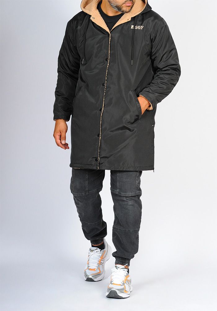Qa-way long SAYF urban cosy (noir)