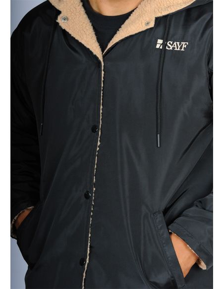 Qa-way long SAYF urban cosy (noir)