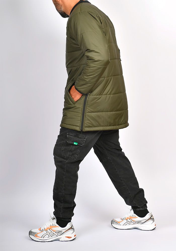 Doudoune mi-longue SAYF easy (kaki)