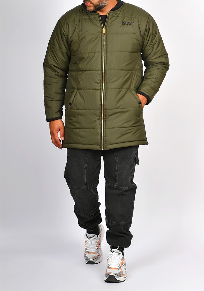 Doudoune mi-longue SAYF easy (kaki)