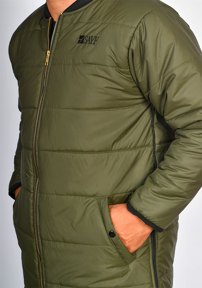 Doudoune mi-longue SAYF easy (kaki)