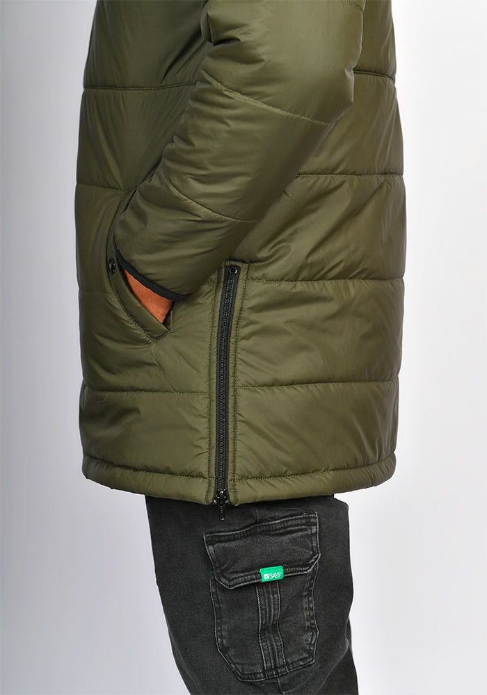 Doudoune mi-longue SAYF easy (kaki)