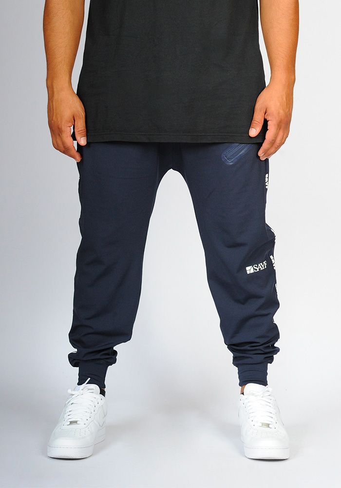 Sarouel jogg-lycra SAYF (marine)