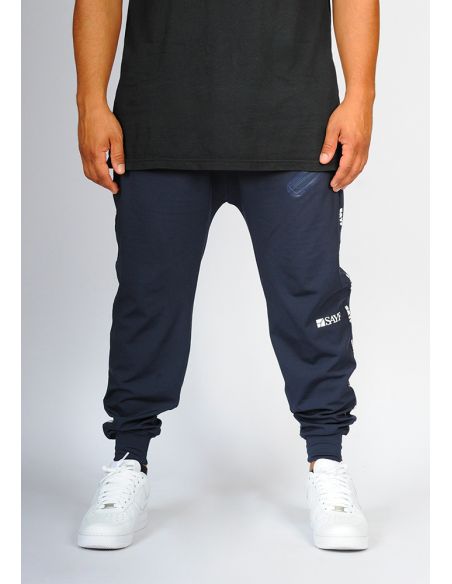 Sarouel jogg-lycra SAYF (marine)