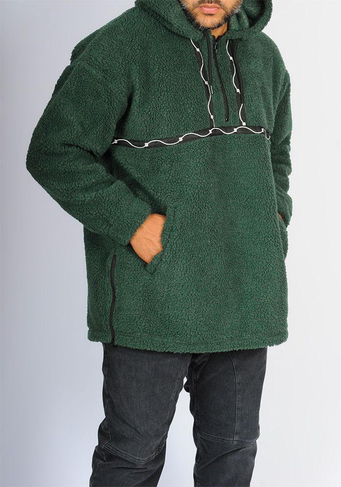 Sweat moutonné SAYF émeraude