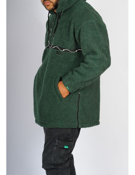 Sweat moutonné SAYF émeraude