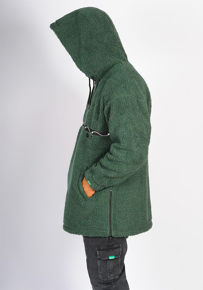 Sweat moutonné SAYF émeraude