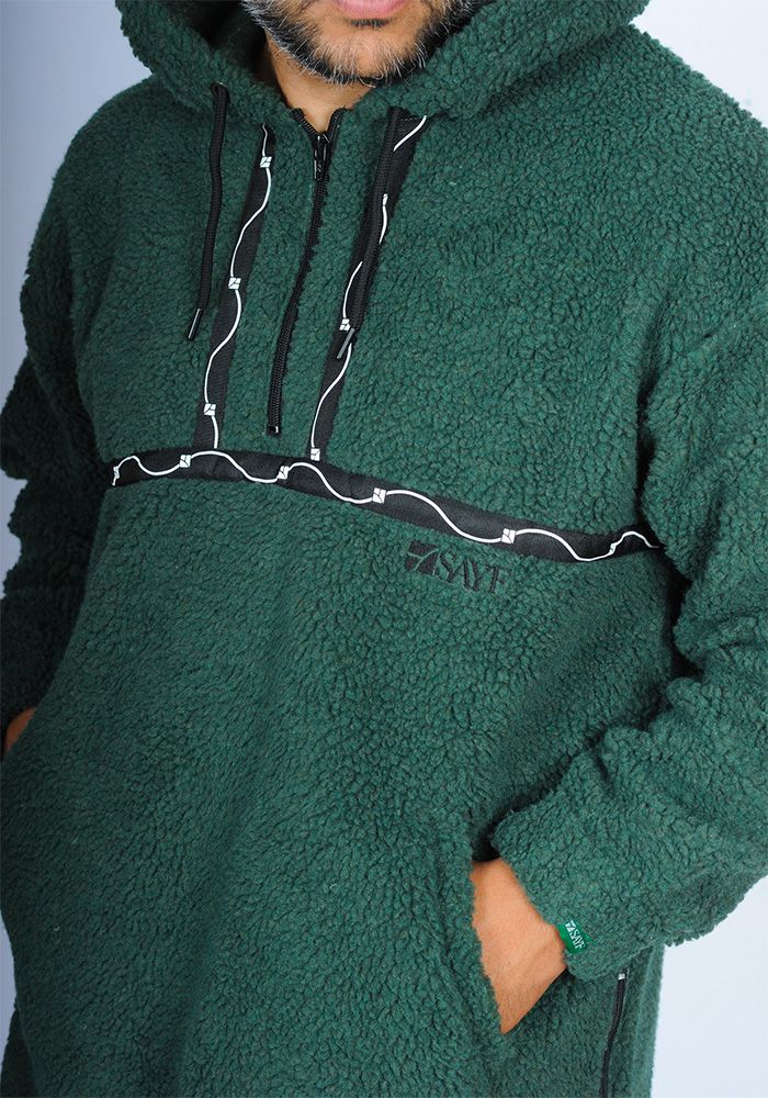 Sweat moutonné SAYF émeraude