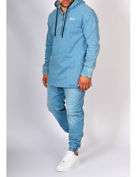 Ensemble jean's SAYF (bleu clair)