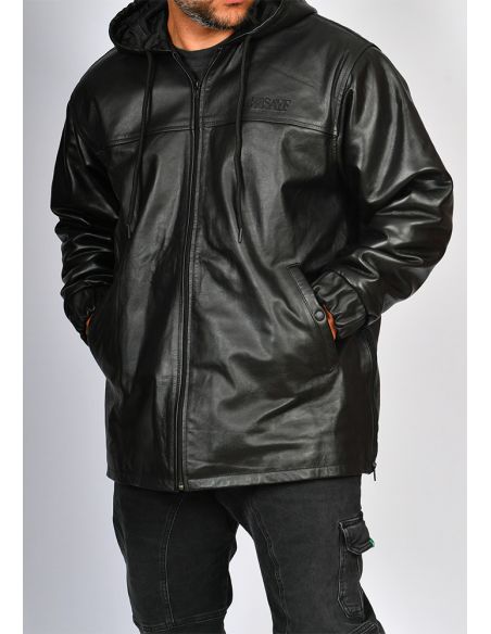 Veste cuir SAYF (cuir véritable)