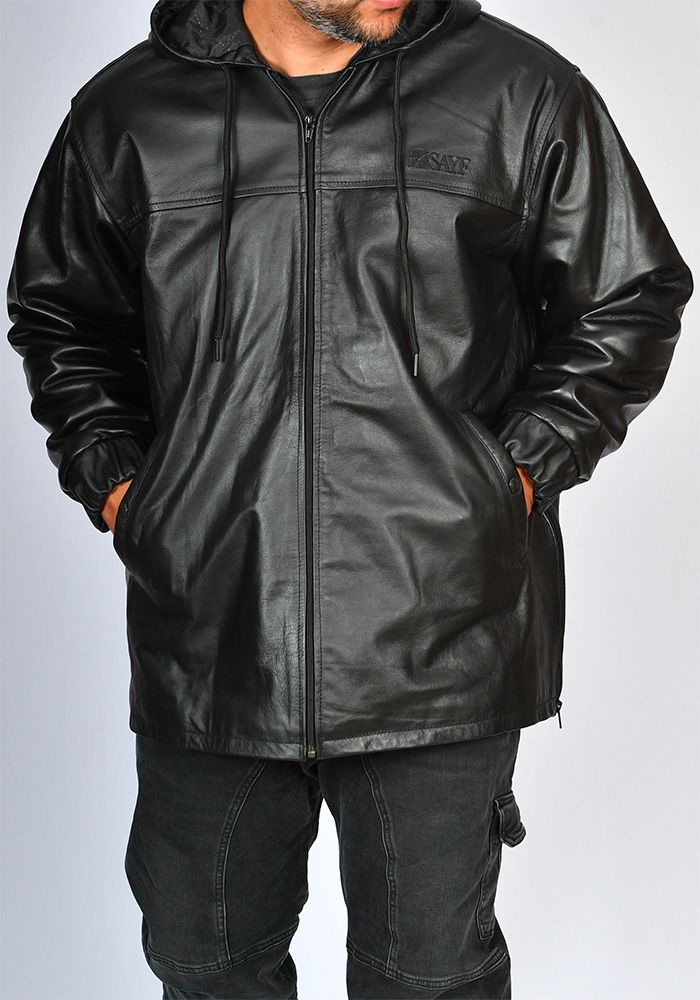 Veste cuir SAYF (cuir véritable)
