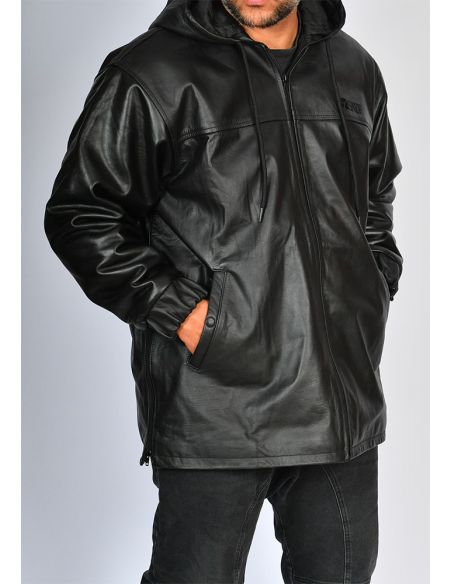 Veste cuir SAYF (cuir véritable)