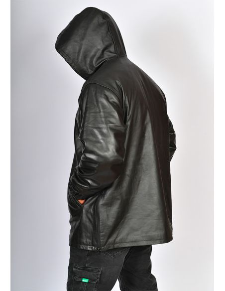 Veste cuir SAYF (cuir véritable)