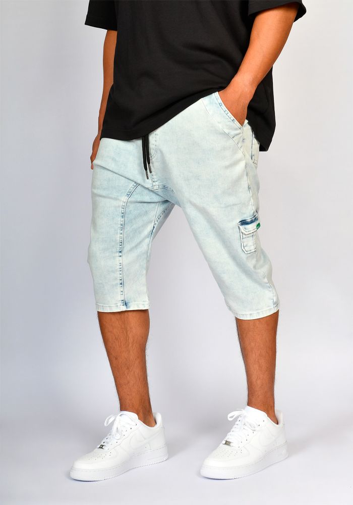 Sarouel bermuda SAYF ocean denim