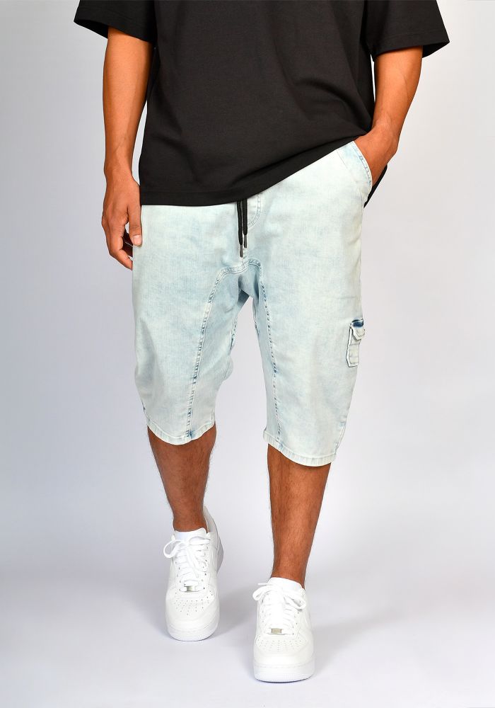 Sarouel bermuda SAYF ocean denim