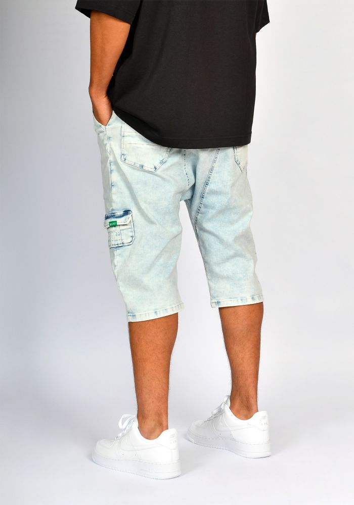 Sarouel bermuda SAYF ocean denim