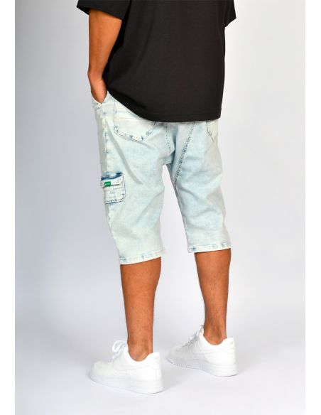 Sarouel bermuda SAYF ocean denim