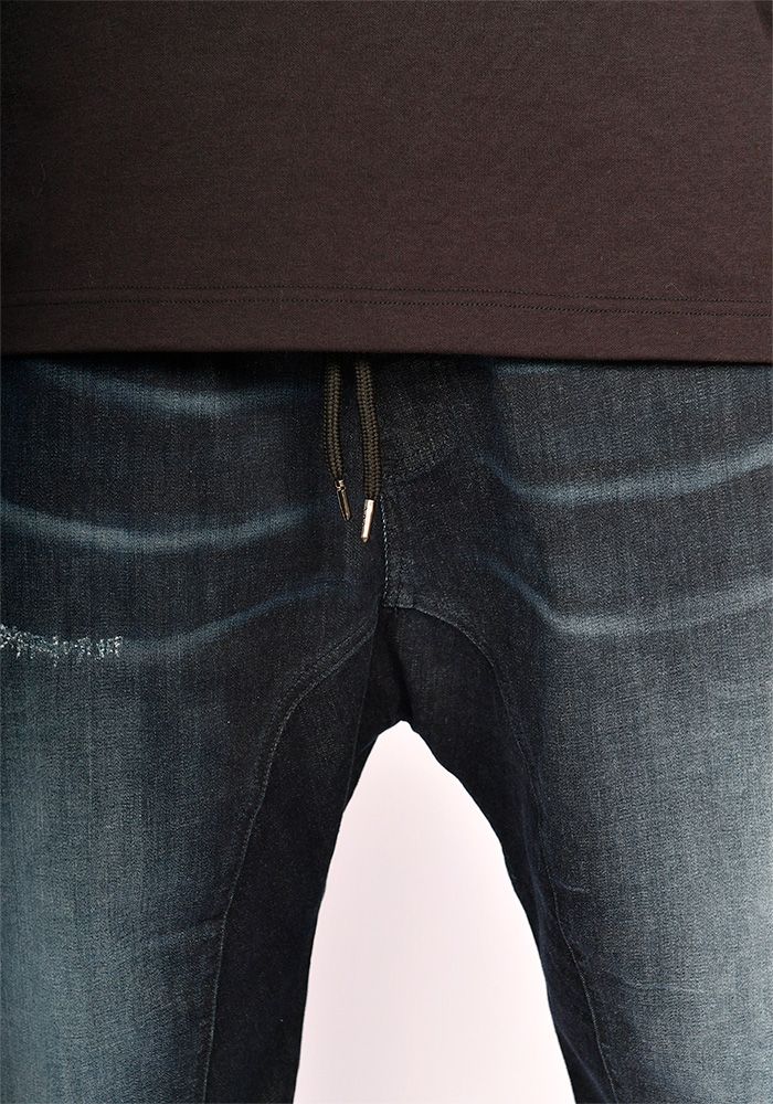 Sarouel bermuda SAYF volcano denim