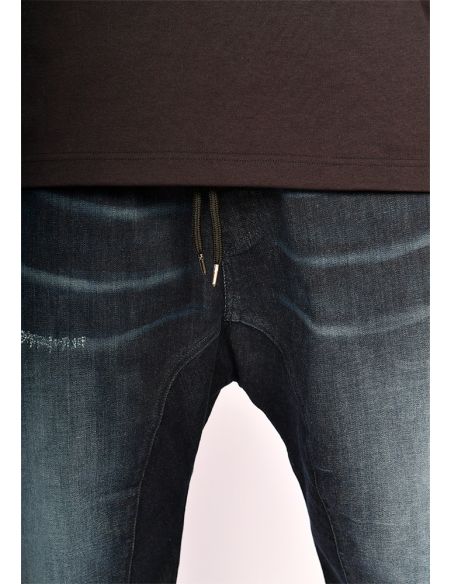 Sarouel bermuda SAYF volcano denim