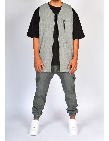 Gilet mi-long SAYF costume