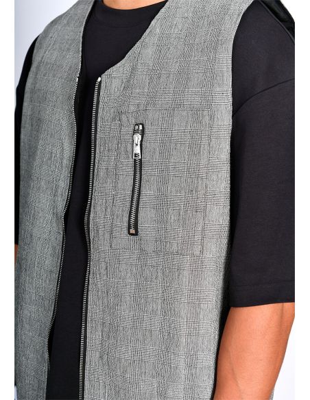 Gilet mi-long SAYF costume