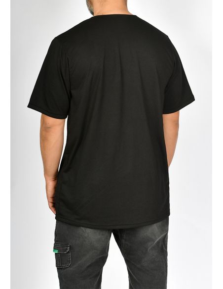 T-shirt mi-long SAYF artisanat (noir)