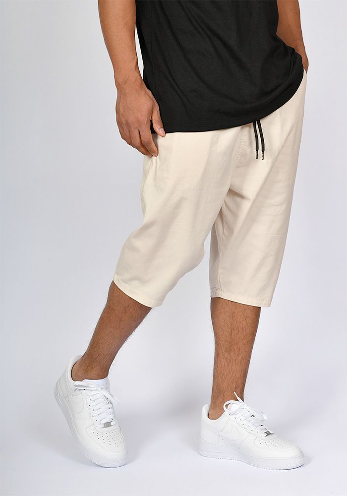 Sarouel bermuda SAYF passe crème