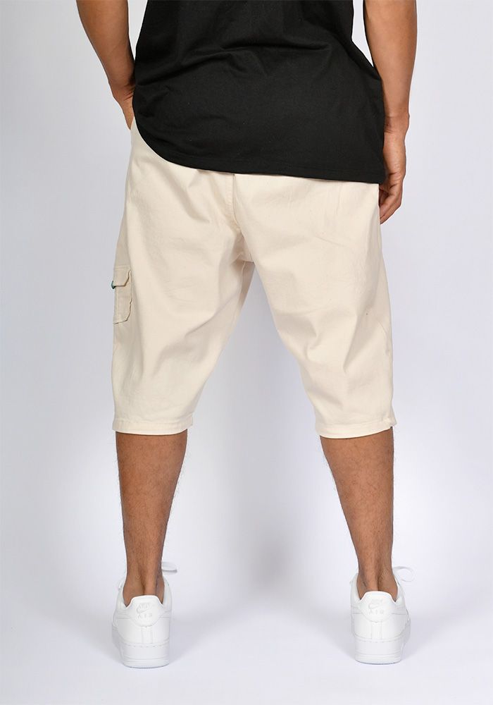 Sarouel bermuda SAYF passe crème