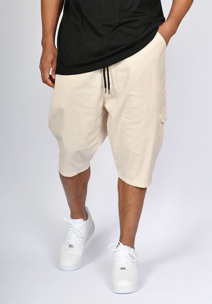 Sarouel bermuda SAYF passe crème