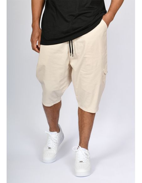 Sarouel bermuda SAYF passe crème