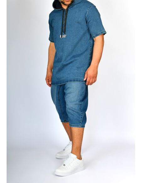 Ensemble été SAYF savoir-faire (bleu foncé)