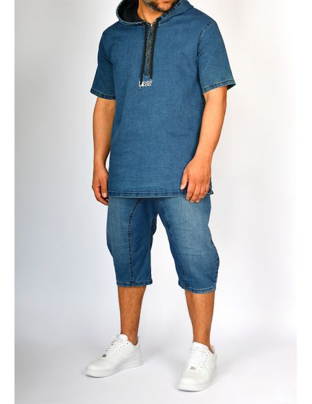 Ensemble été SAYF savoir-faire (bleu foncé)