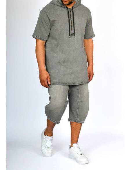 Ensemble été SAYF savoir-faire (gris)