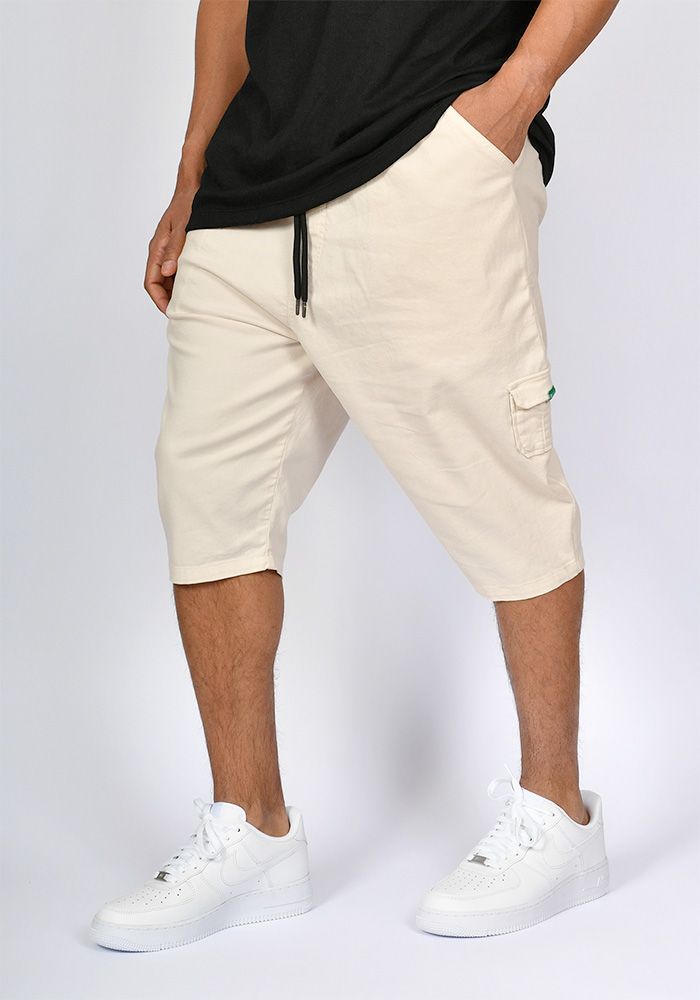 Sarouel bermuda SAYF passe crème