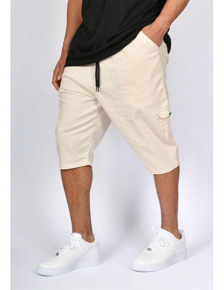 Sarouel bermuda SAYF passe crème