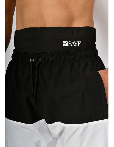 Sarouel de bain SAYF black & yellow