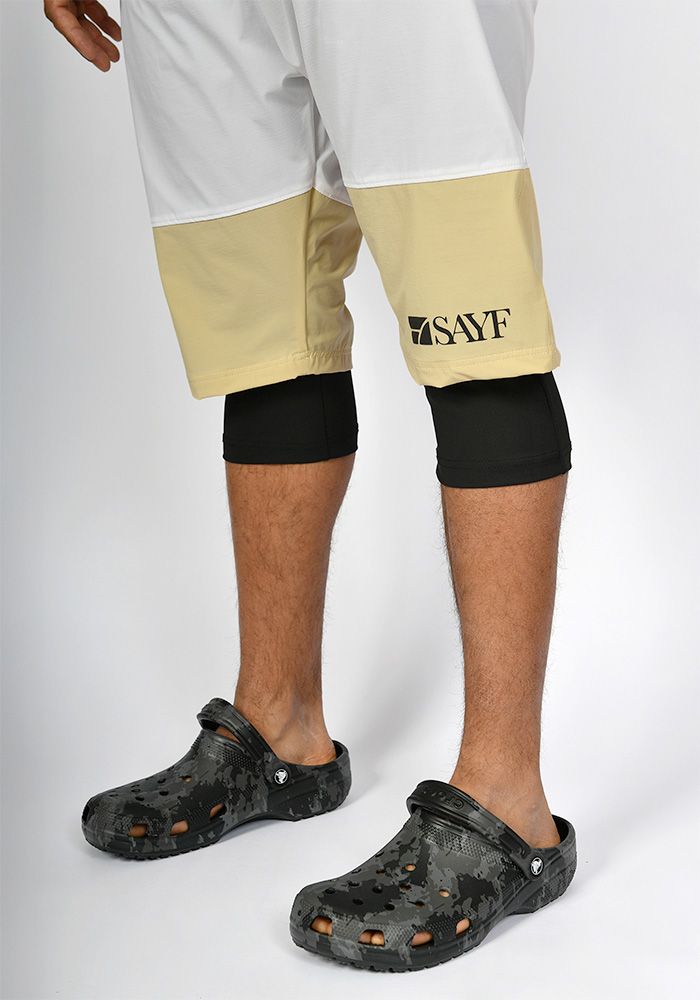 Sarouel de bain SAYF black & yellow