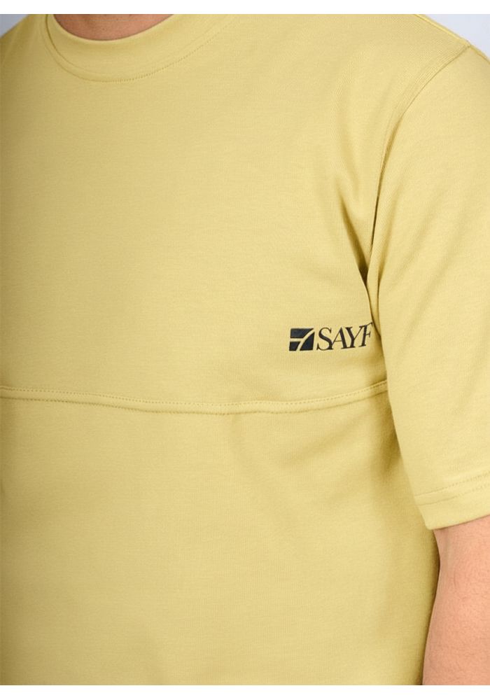 T-shirt mi-long SAYF relax (jaune...