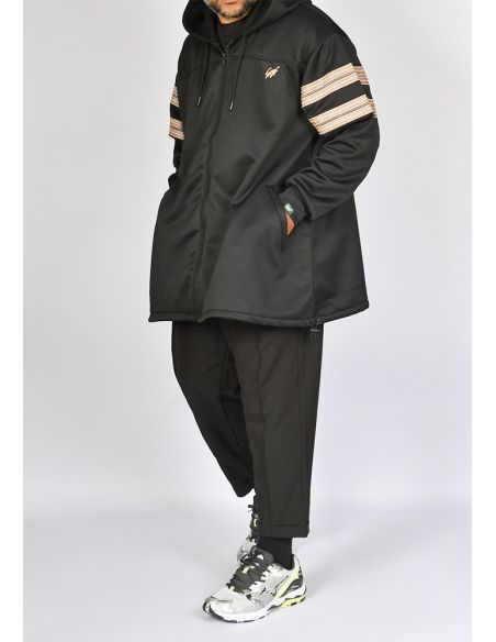 Veste mi-longue SAYF âge d'or (noire)