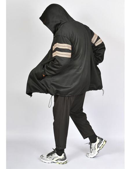 Veste mi-longue SAYF âge d'or (noire)