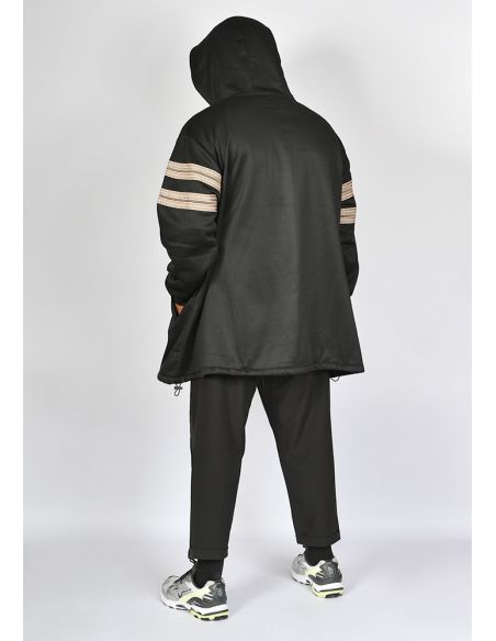 Veste mi-longue SAYF âge d'or (noire)