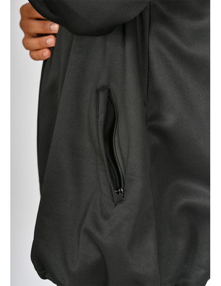 Veste mi-longue SAYF âge d'or (noire)